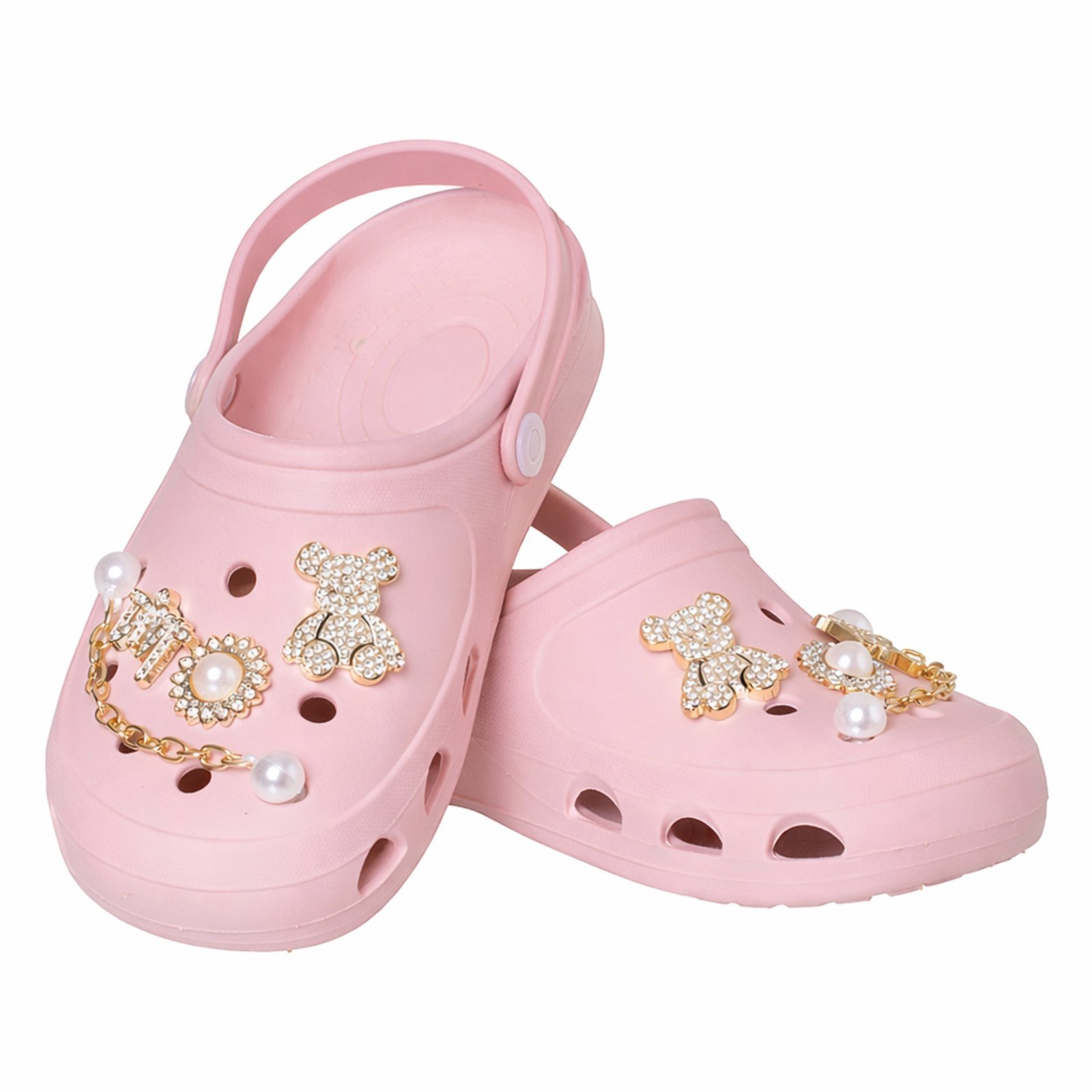 Infantil - Chinelo Babuche Sandália Menina com Enfeite