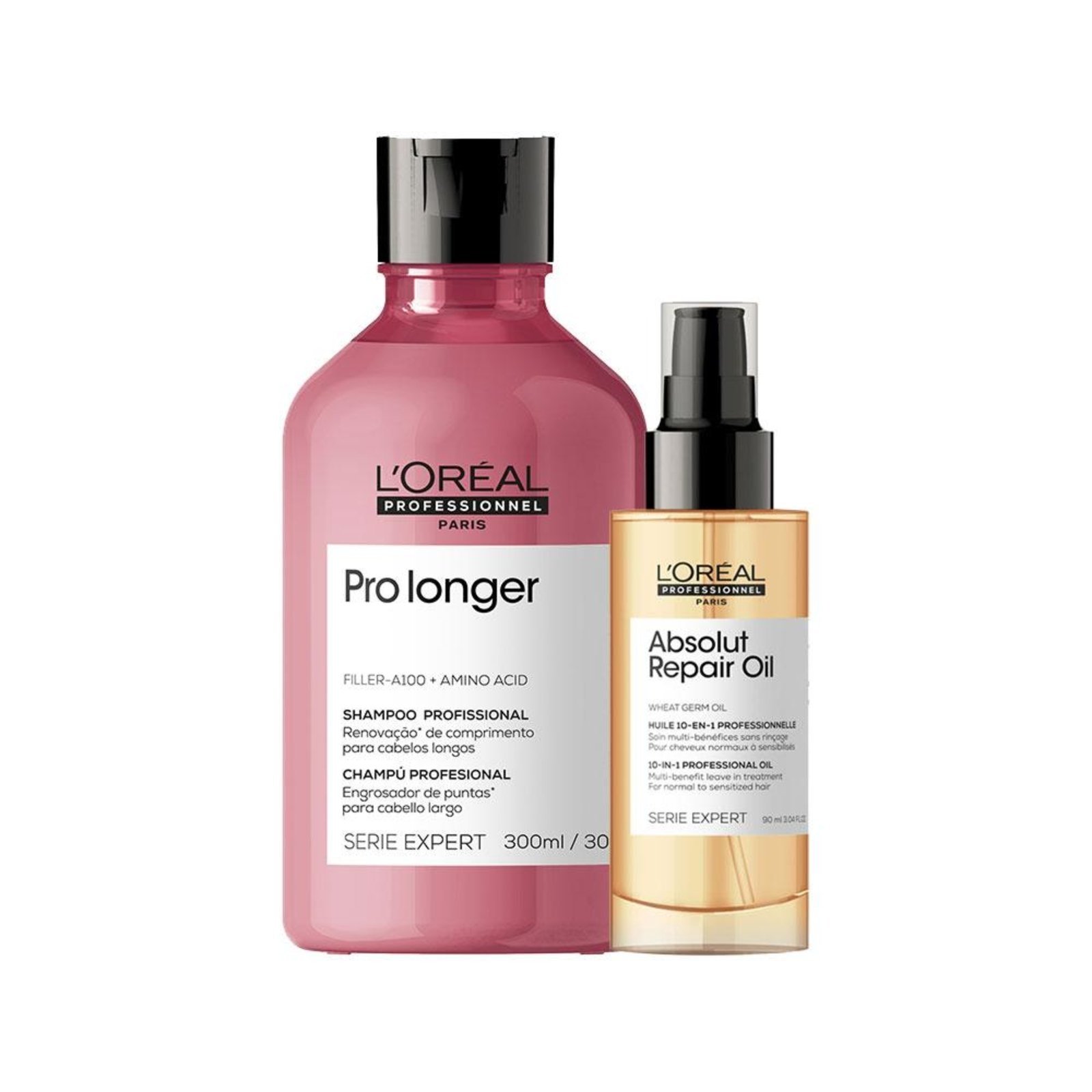 Kit L’Oréal Professionnel Serie Expert Pro Longer – Shampoo e Óleo