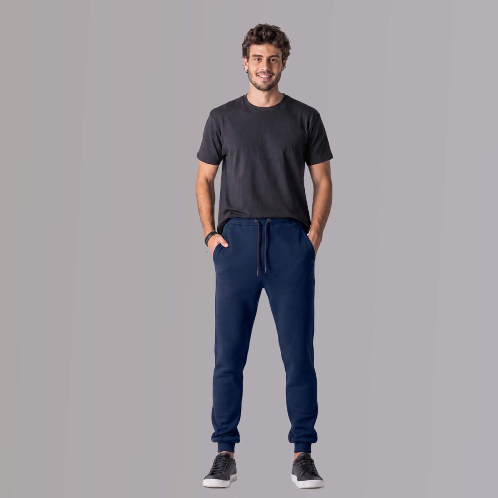 Calça Moletom Masculina Zune MARINHO