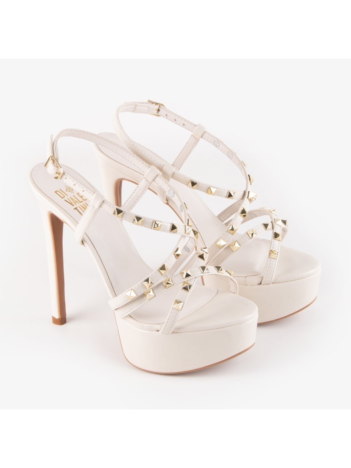 Vista 3 Sandália Eva Di Valentini off-white Di Valentini off-white