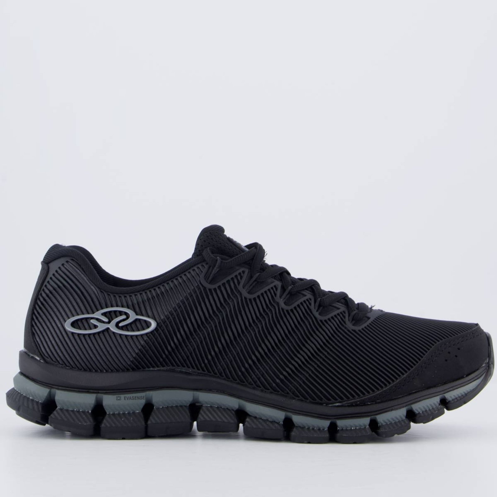 Tênis Olympikus Dynamic Preto e Cinza Escuro