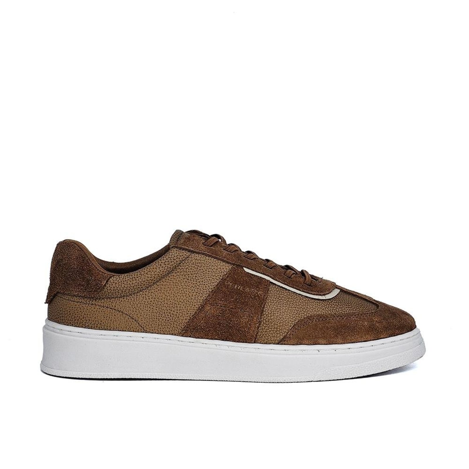 Sapatênis Masculino CLA001 Couro Havana Tostado Incolor