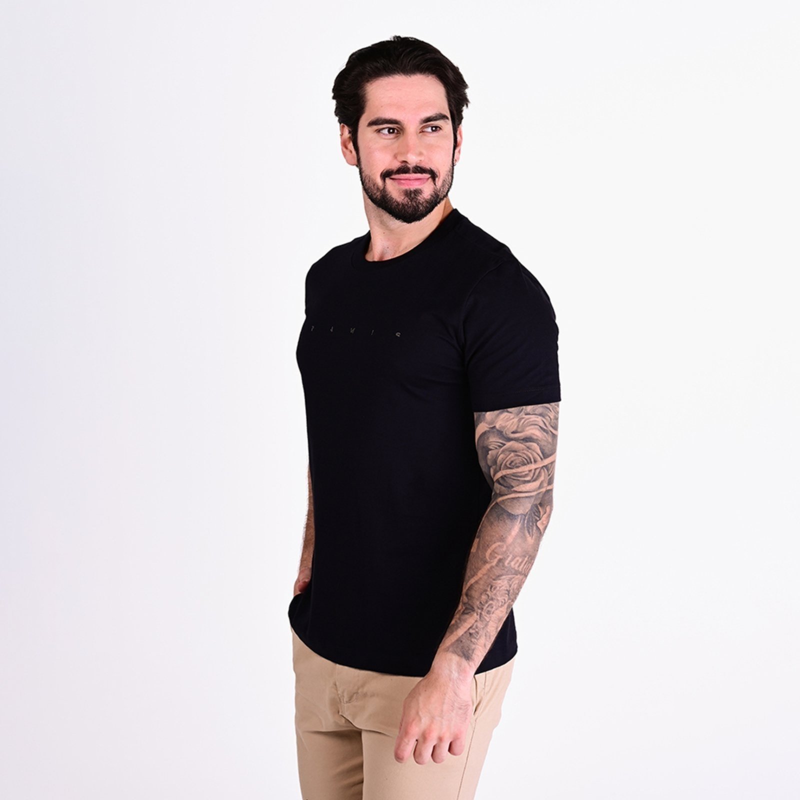 Vista 3 Camiseta Aramis Fragment Relief preto Aramis preto
