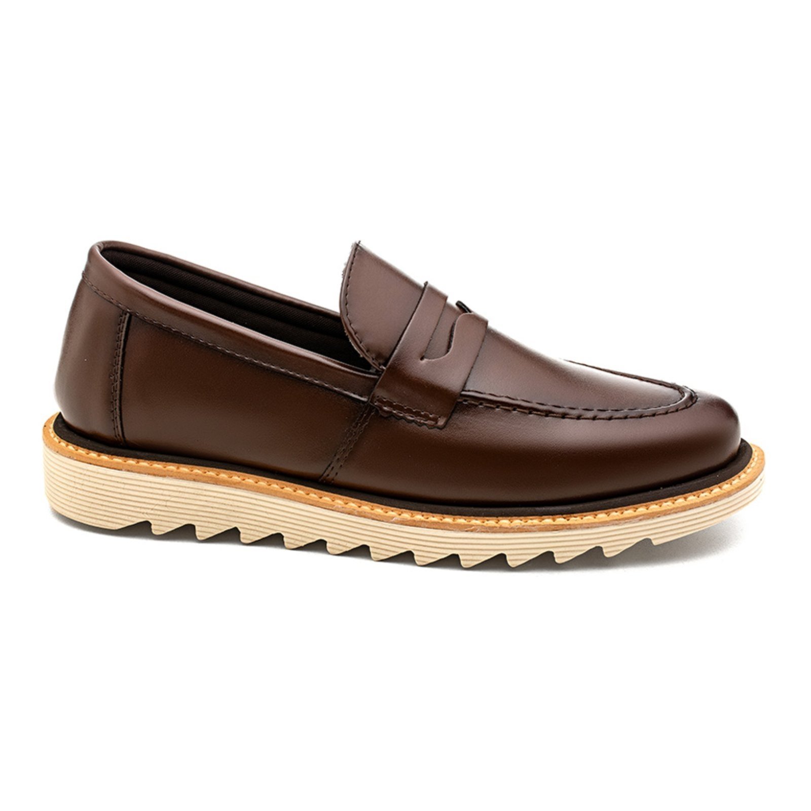 Sapato Masculino Casual Loafer Tratorado Premium