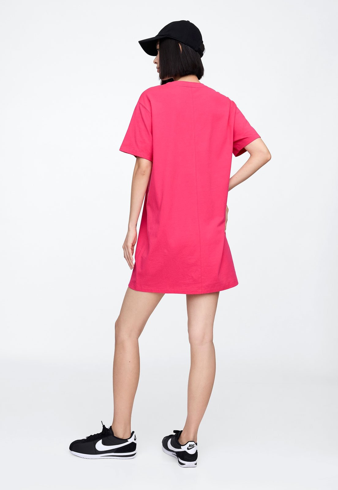 Vista 3 Vestido GAP Curto Logo rosa GAP rosa