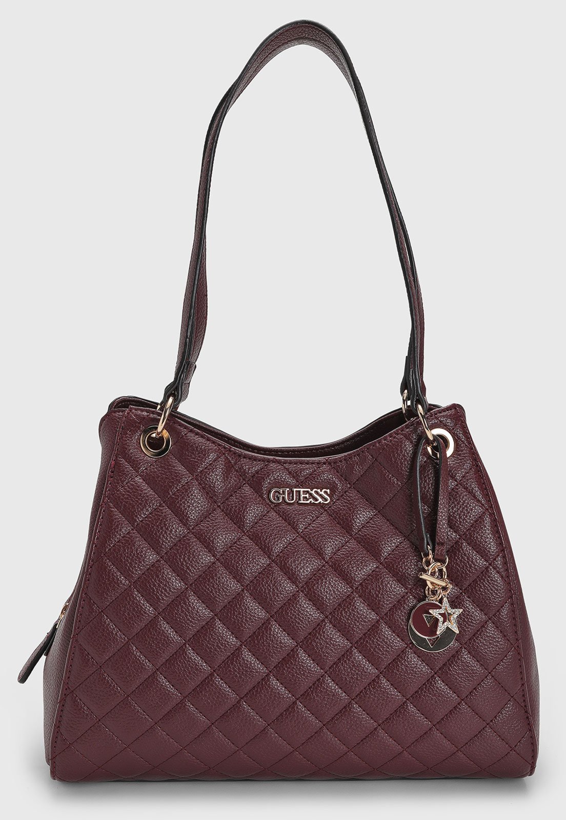 Bolsa Guess Matelassê Vinho