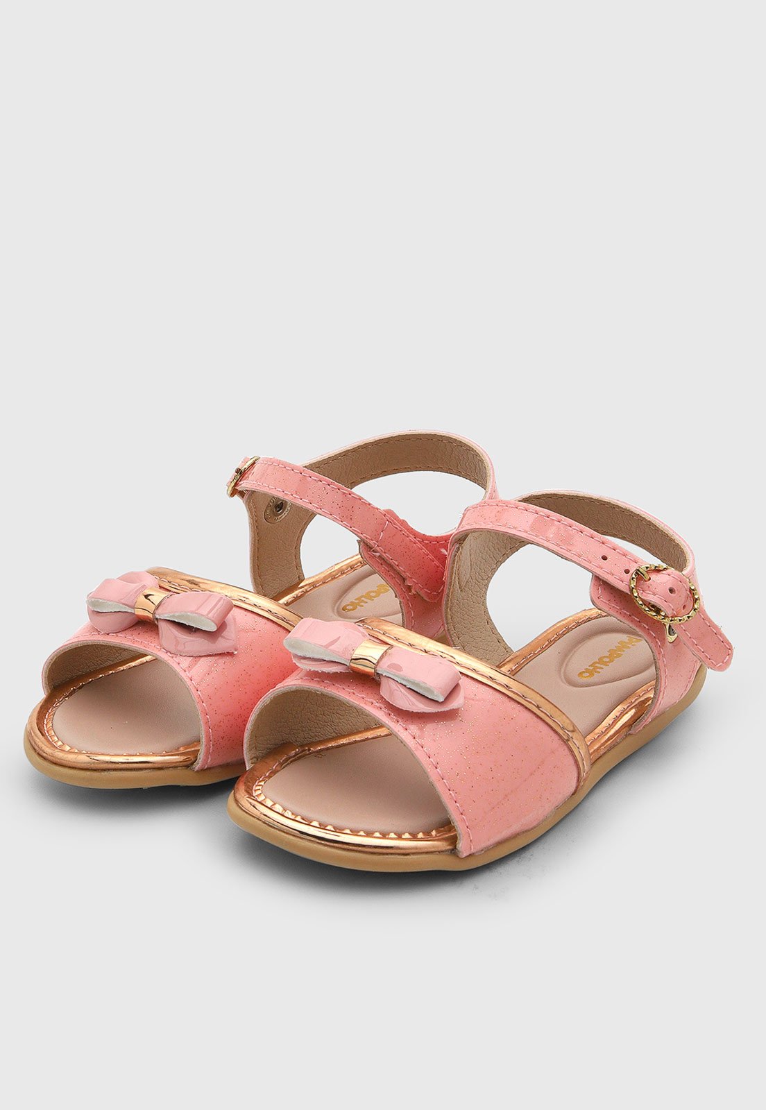 Infantil - Sandália Pimpolho Laço Rosa
