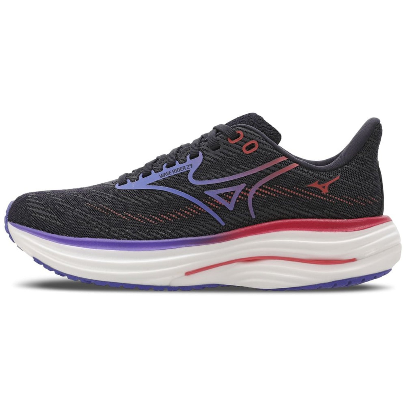 Vista 2 Tênis de Corrida Mizuno Wave Rider 29 Feminino cinza Mizuno cinza