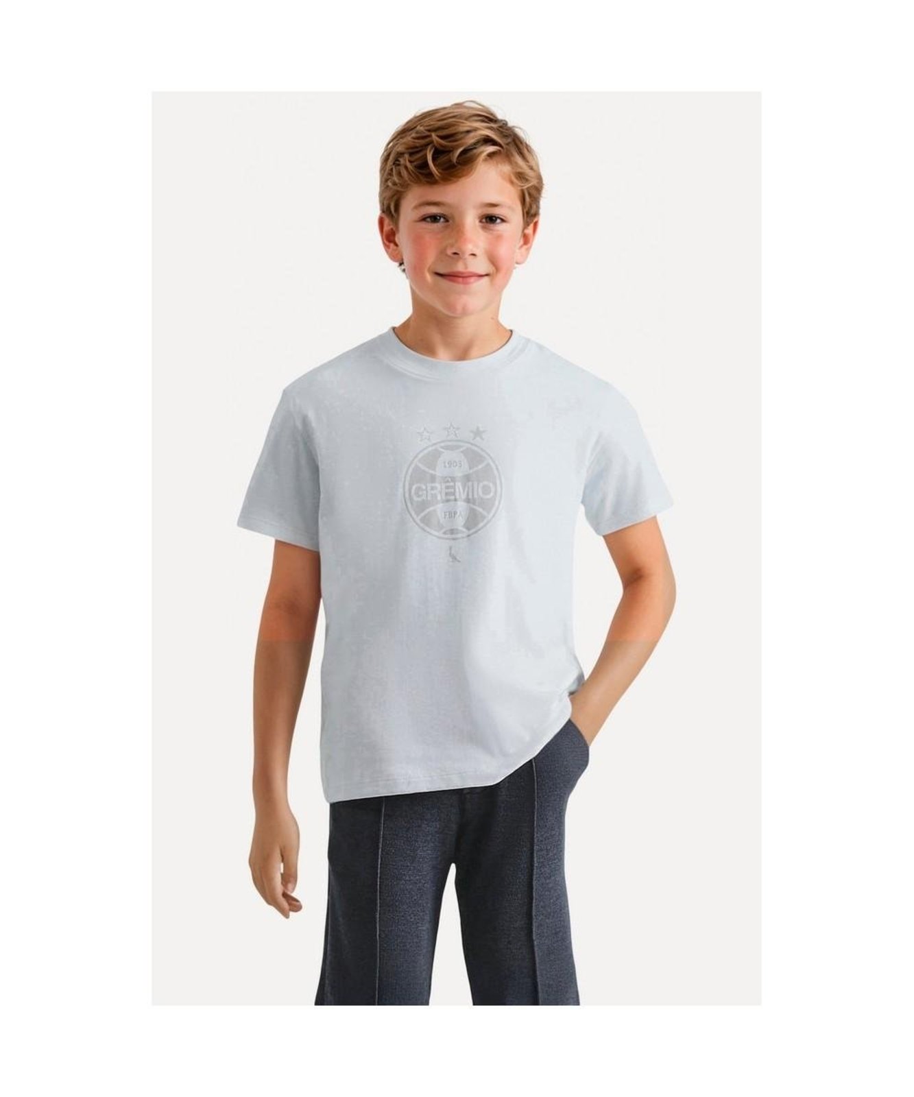 Infantil - Camiseta Est Mini Escudo Peito Gremio Reserva Mini