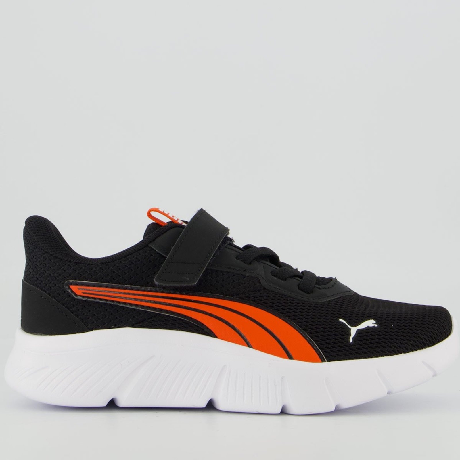 Infantil - Tênis Puma Flexfocus Modern Ac Preto e Vermelho