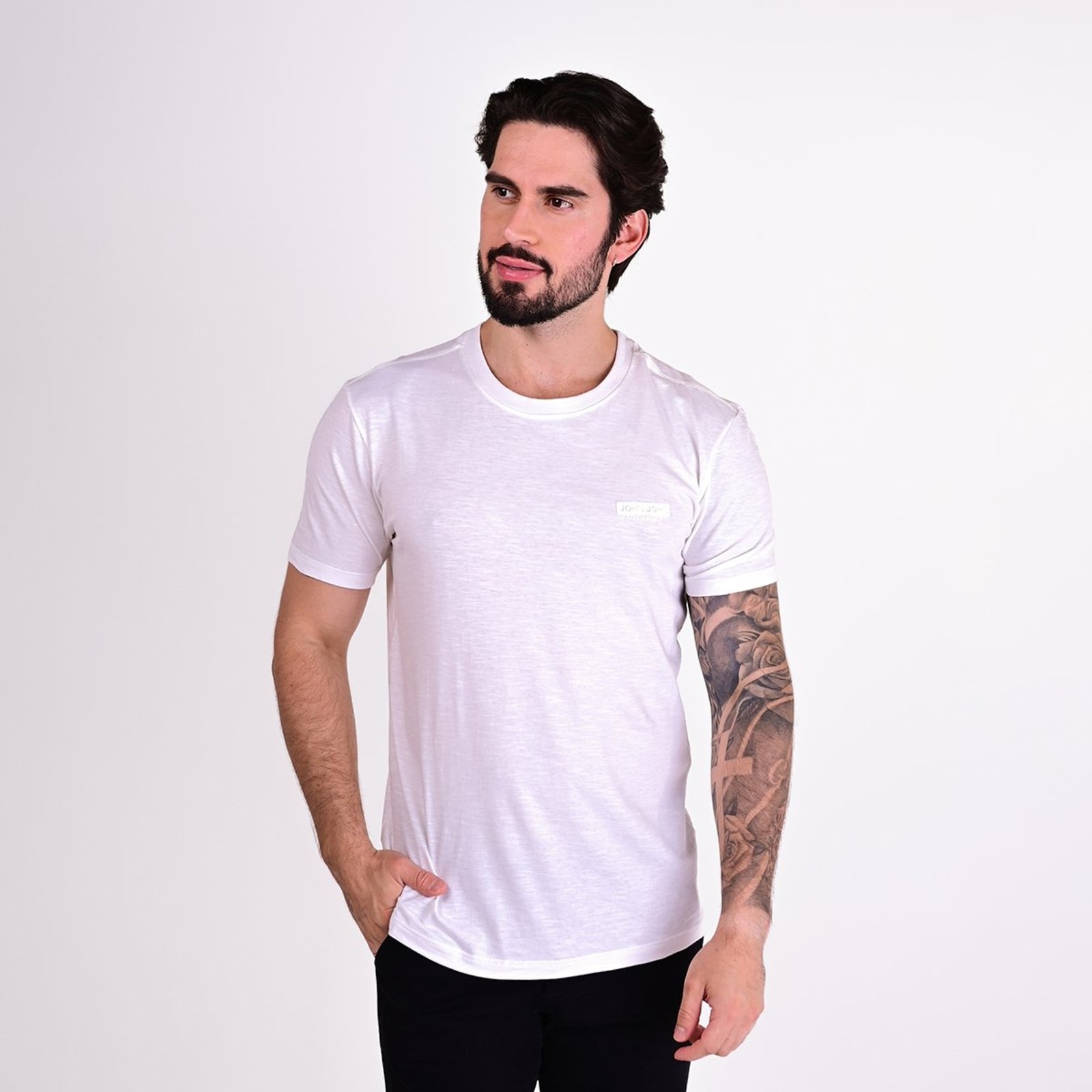 Camiseta John John Pure Slim Off White