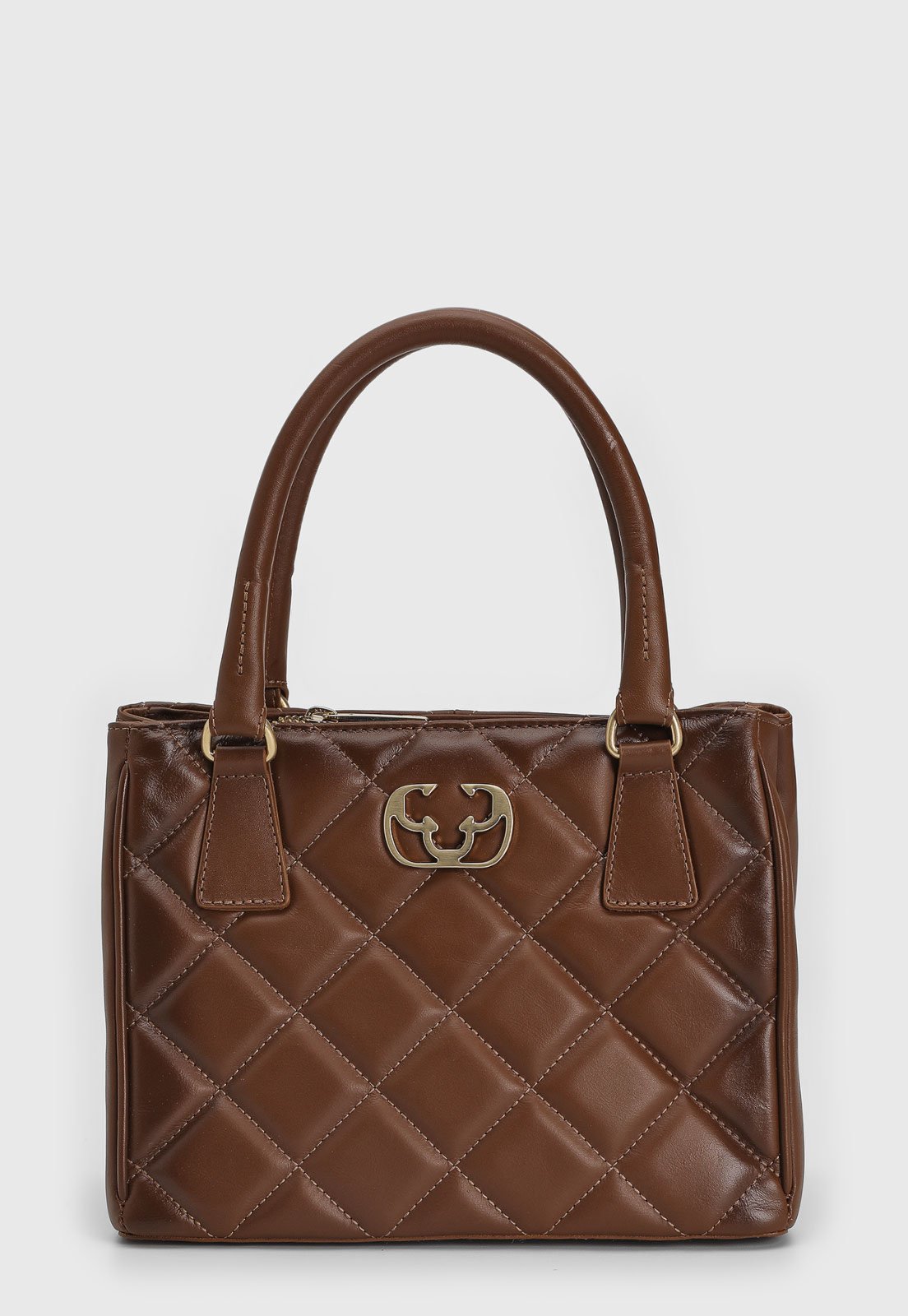 Bolsa Tiracolo Feminina Capodarte Alça Dupla Marrom