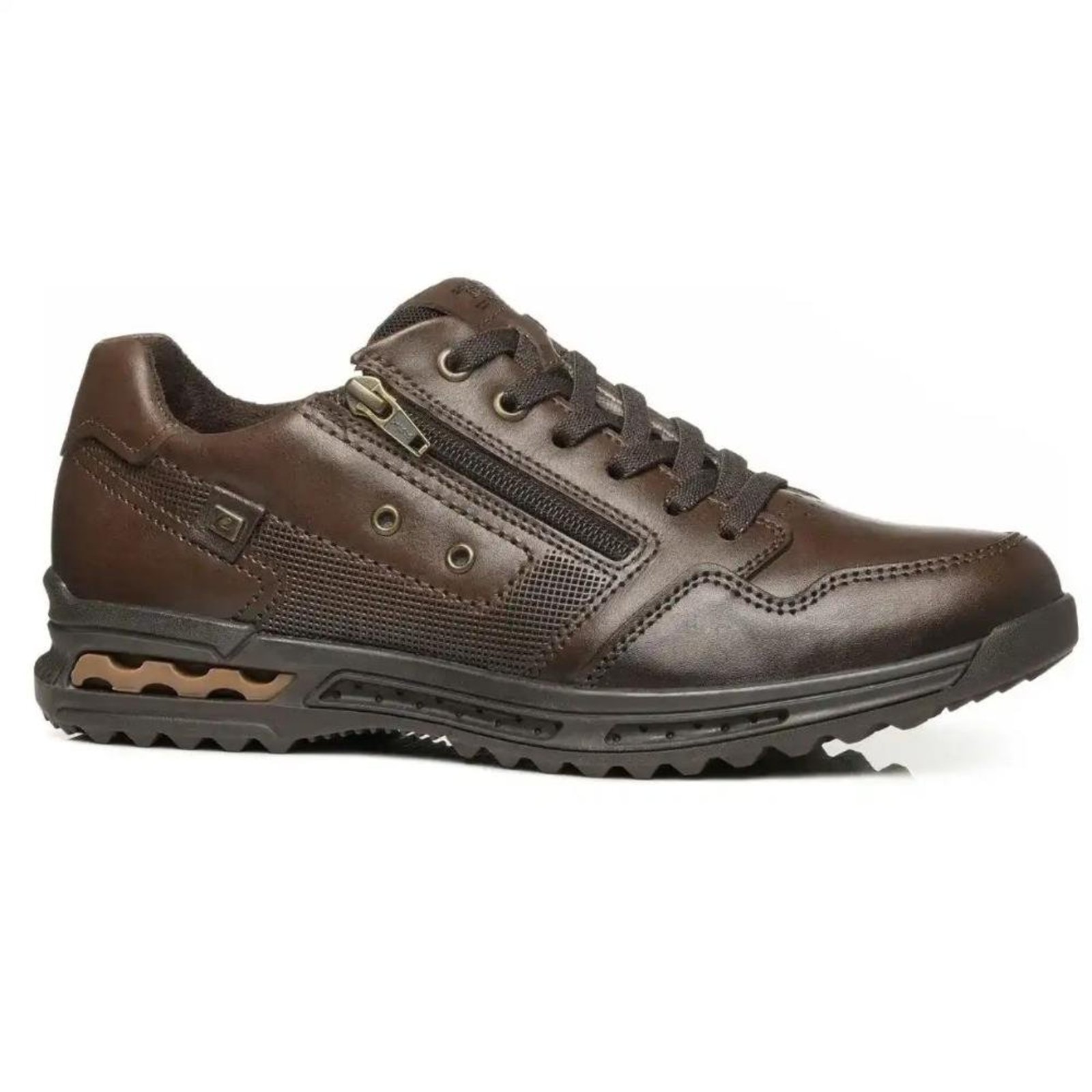 Tênis Pegada Casual Masculino Marrom