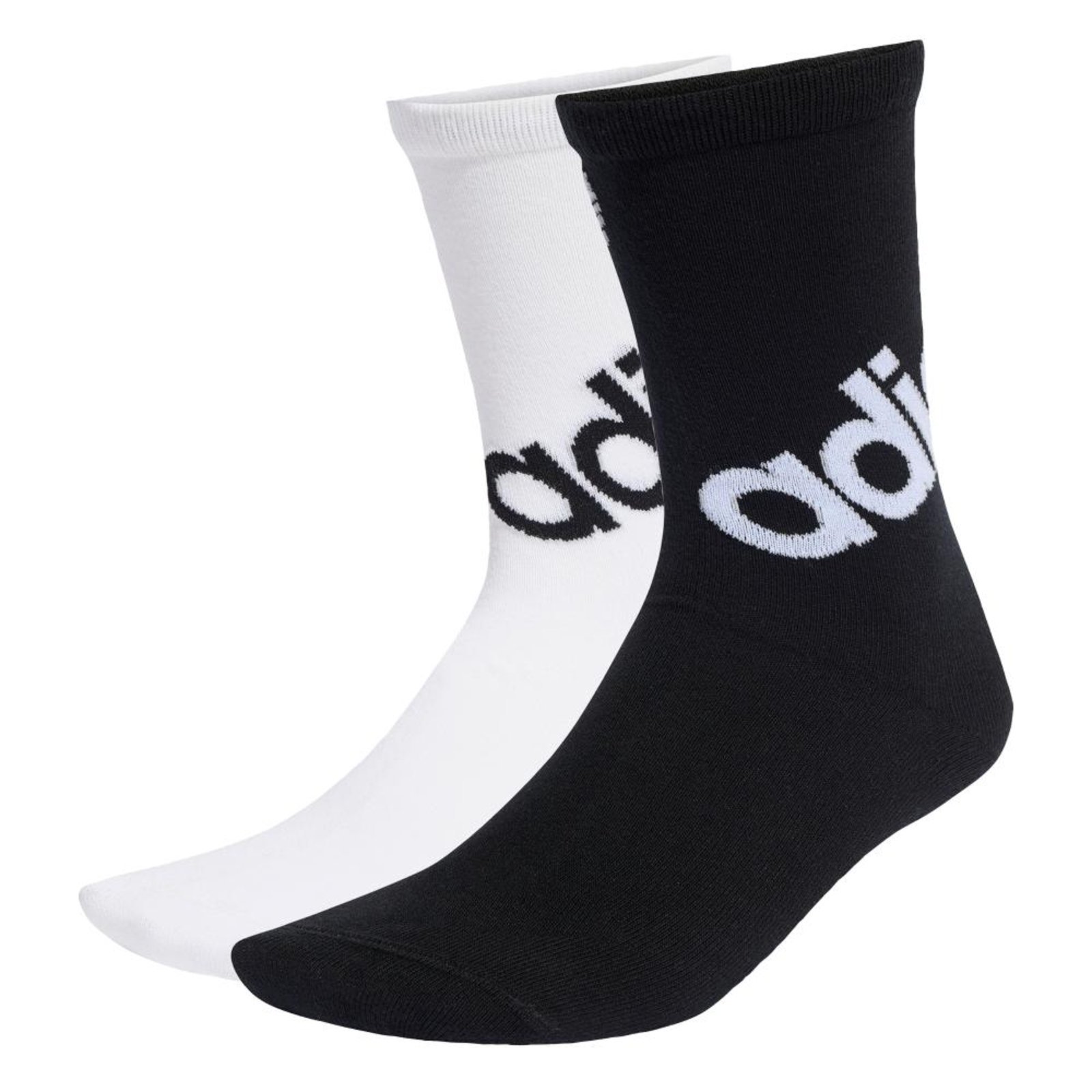 MEIAS adidas LINEAR 2 PARES adidas Originals Preto