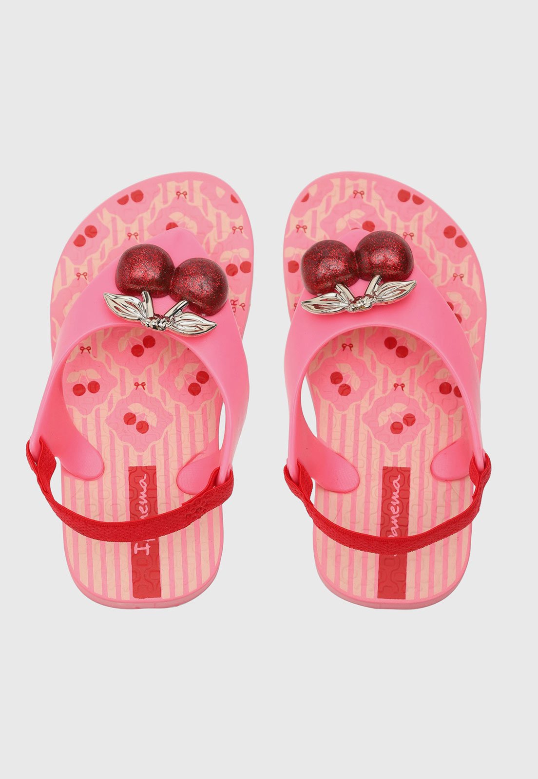 Infantil - Chinelo Ipanema Detalhe Cerejas Rosa