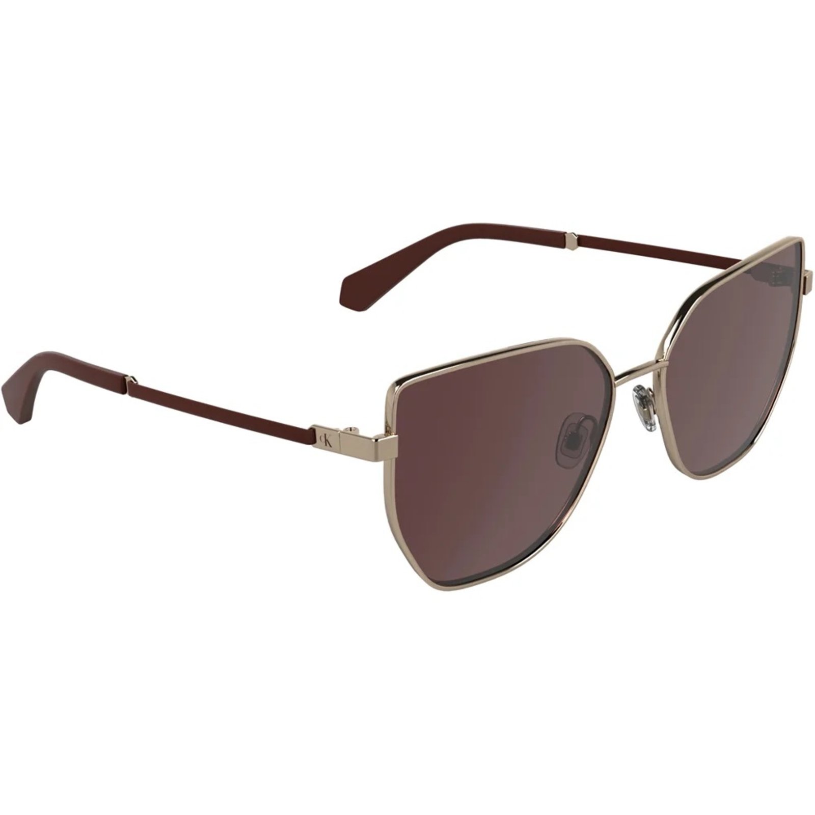 Vista 3 Óculos de Sol Calvin Klein CKJ25209S 770 Feminino dourado dourado