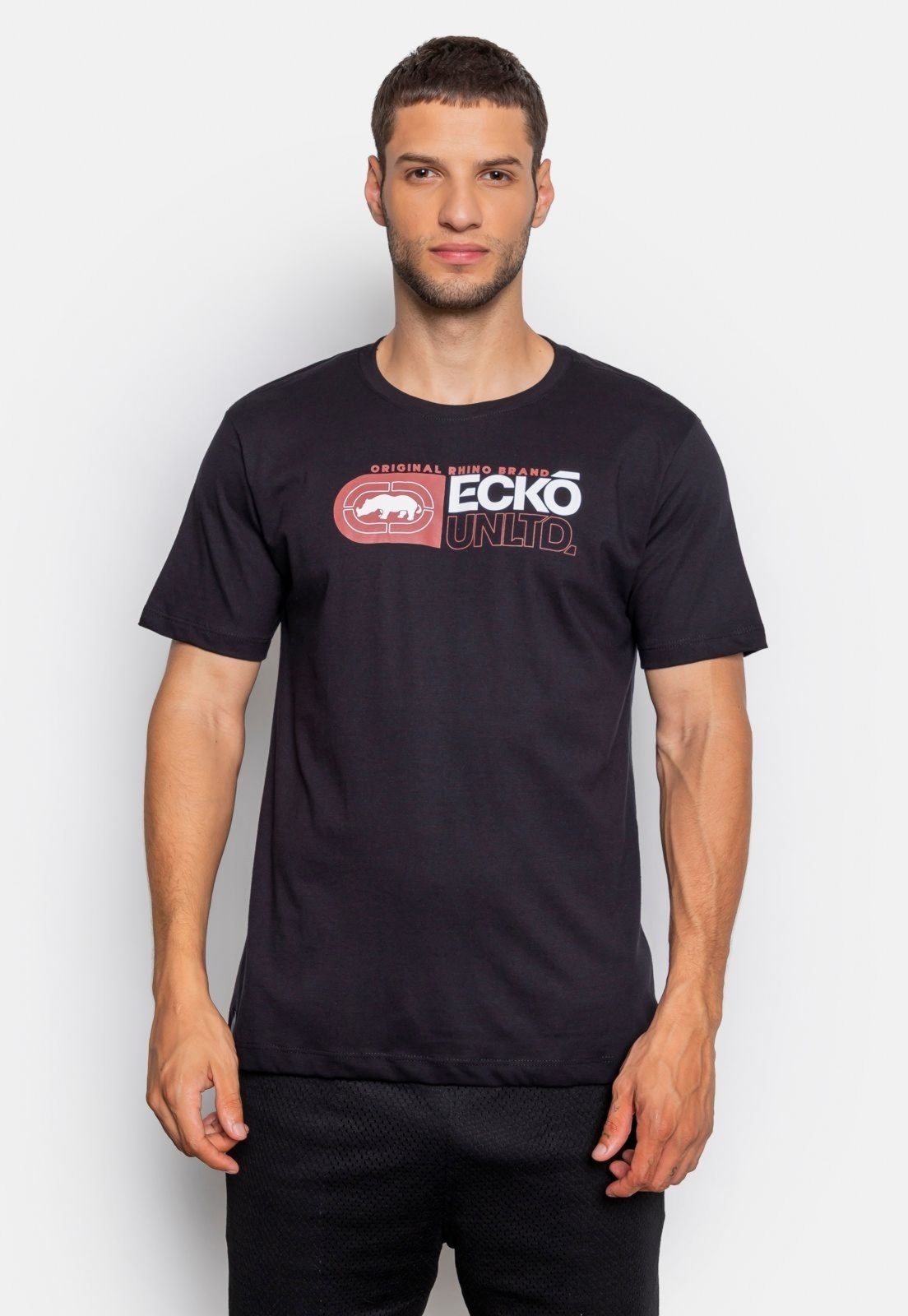 Camiseta Ecko Estampada Rec Preta