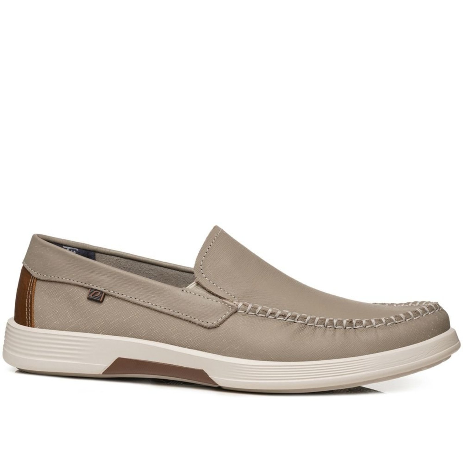 Mocassim Pegada Masculino em Couro Areia 142304-06 Mocassim Pegada Masculino em Couro Areia 142304-06 39