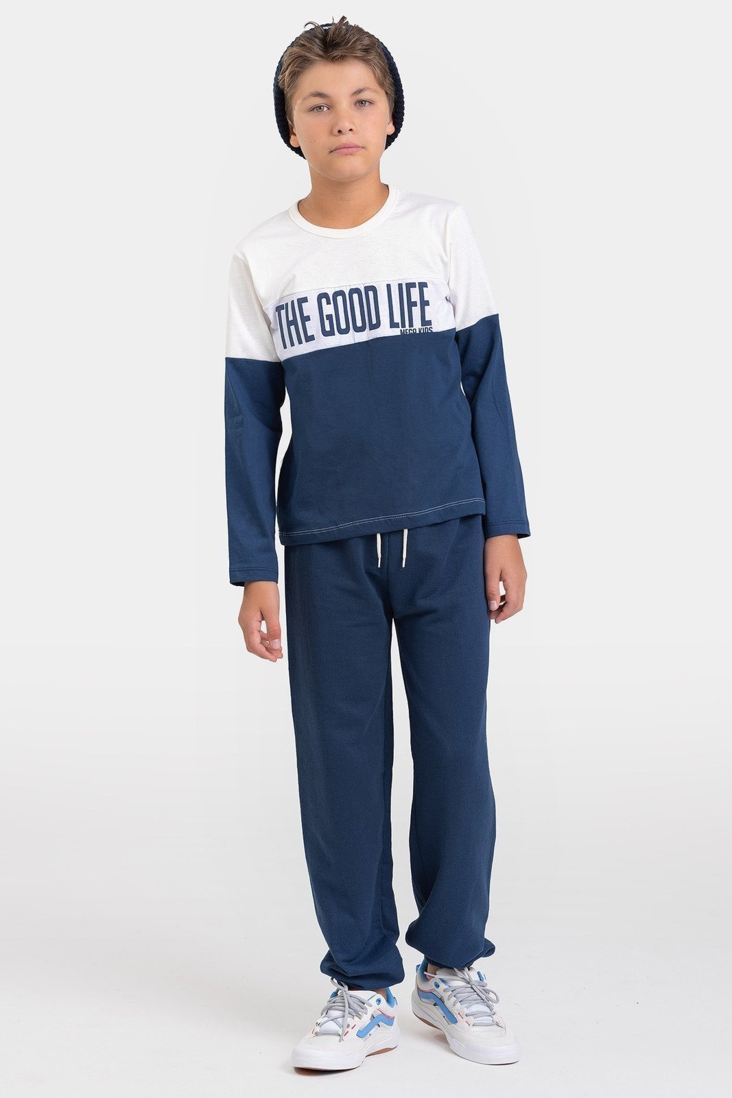 Infantil - Conjunto Meia Estação Masculino The Good Life - Marinho