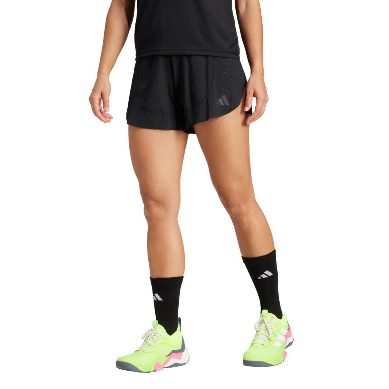 Shorts HIIT Airchill 2 em 1 adidas Performance Preto