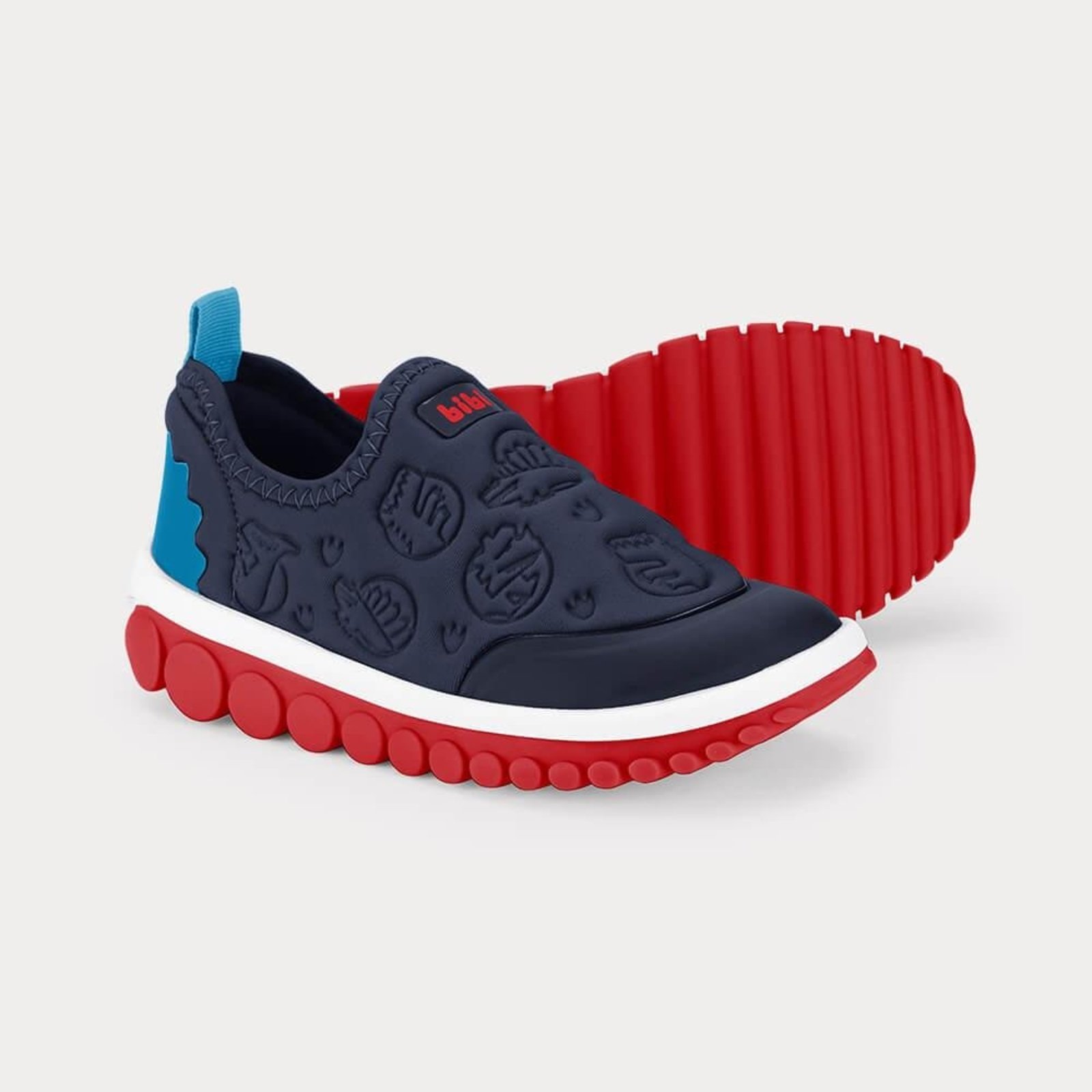 Infantil - Tênis Bibi Roller 2.0 Azul de Dinossauro 1155475 22