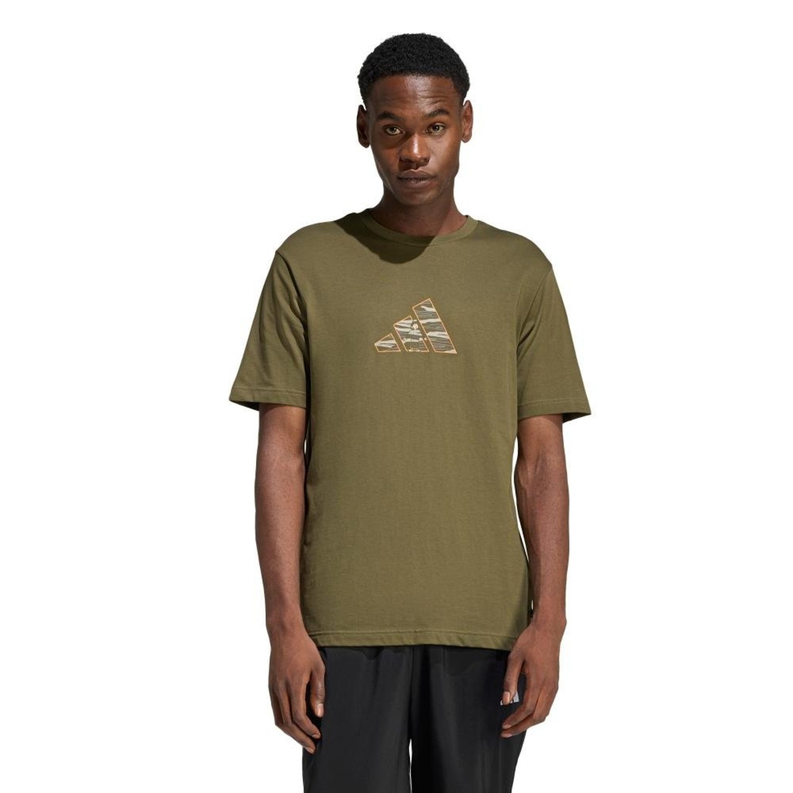 CAMISETA ESTAMPADA CAMO EXPLORER adidas Sportswear Verde