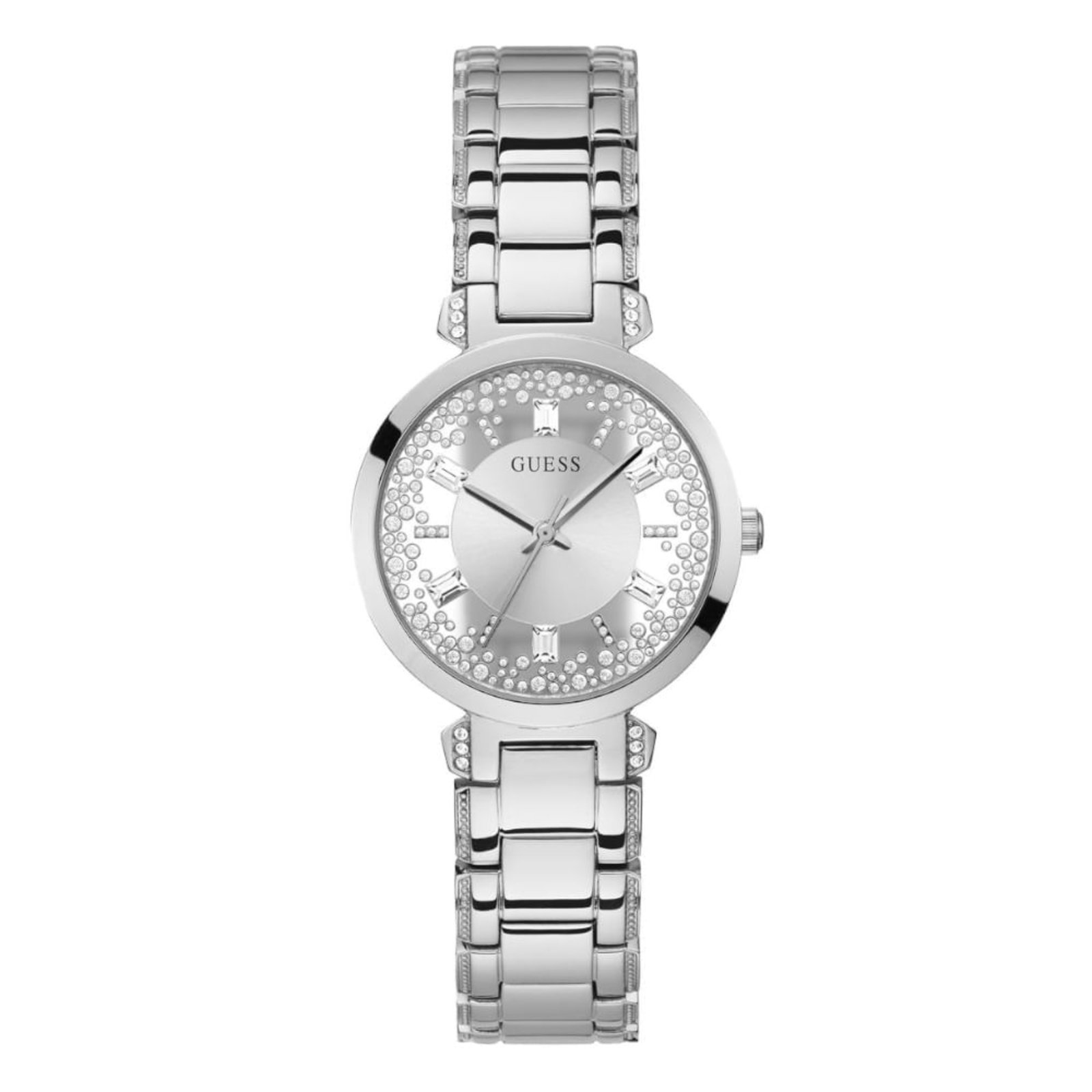 Relógio Guess Feminino Prata Caixa Pequena Guess