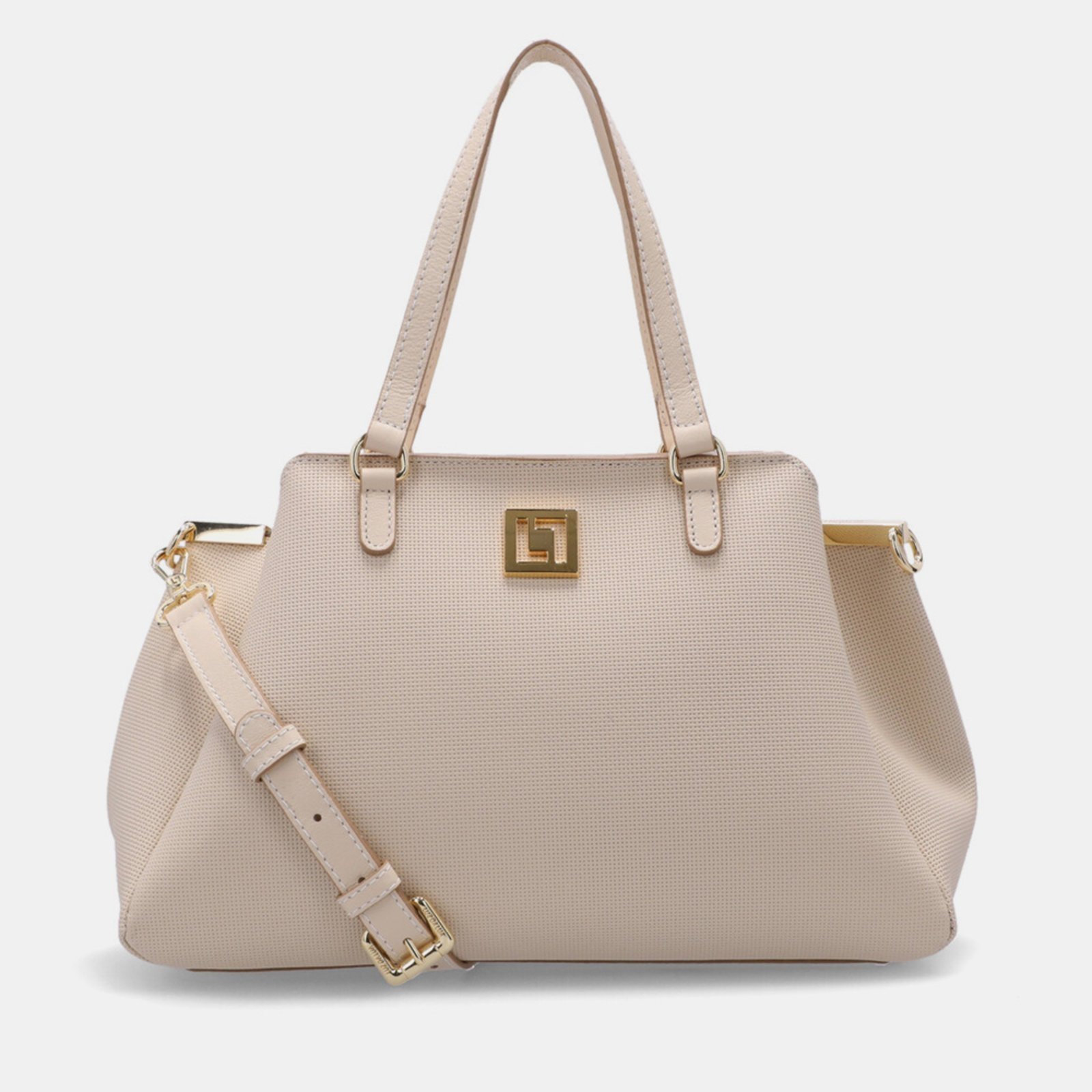 Bolsa Tote Grande Tramado – 2000503 Luz Da Lua Bege