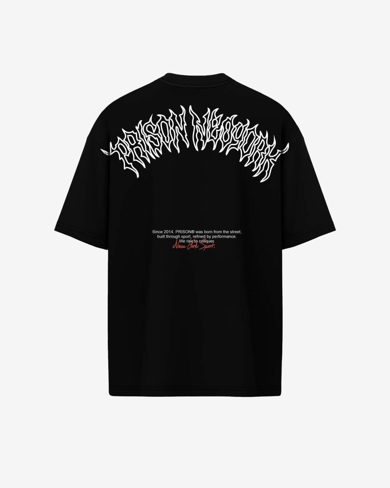 Camiseta oversized boxy core preta Preto
