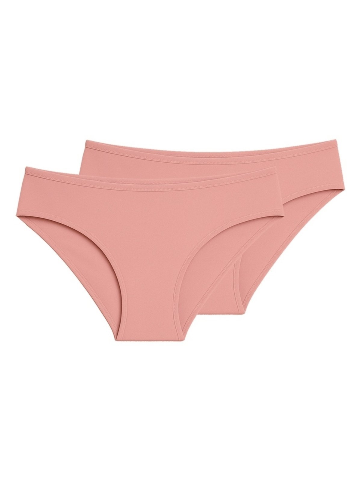 Vista 2 Kit com 2 Calcinhas Biquíni Liz 50372 bege Liz bege