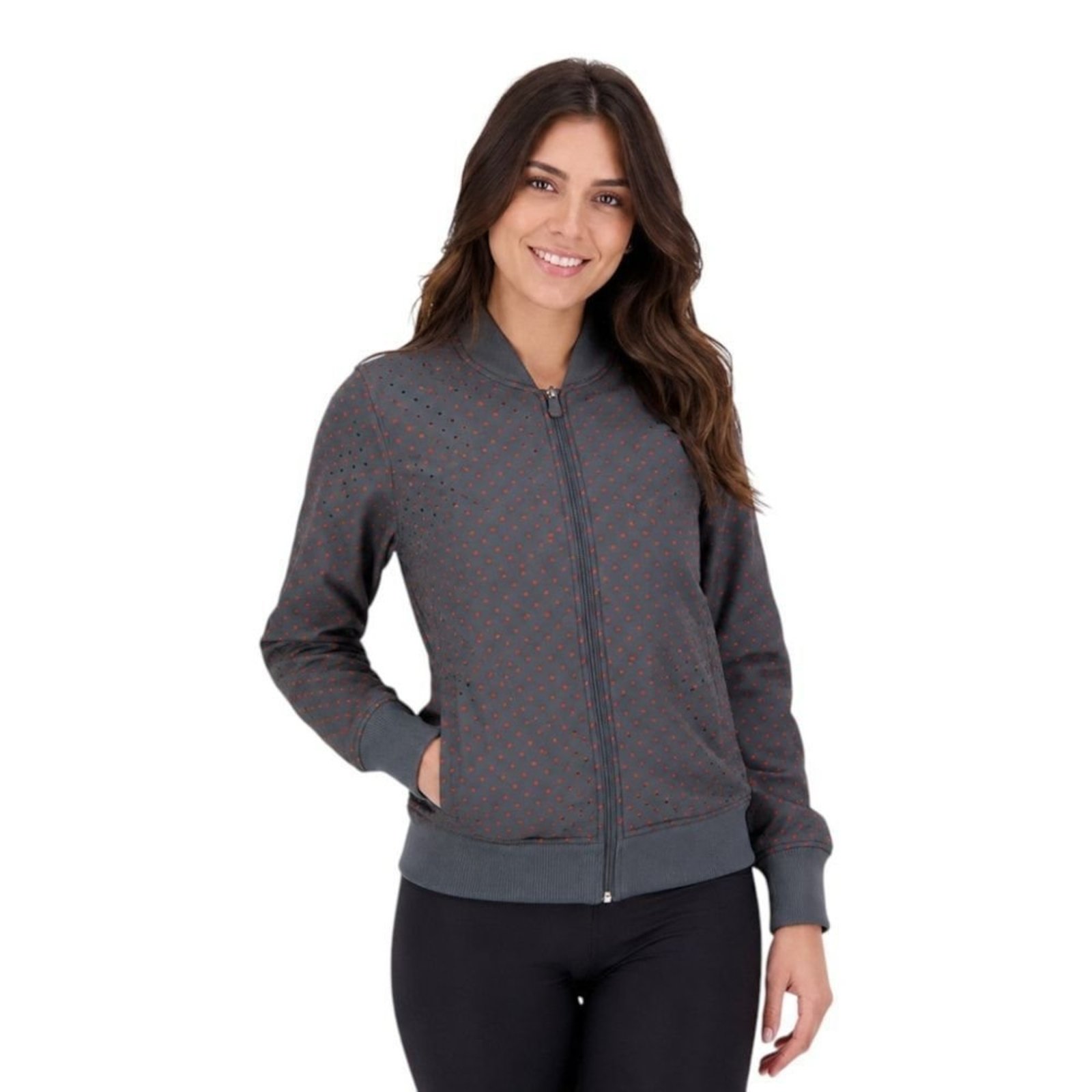 Jaqueta Umbro Sports Astoria Feminina - Cinza - Umbro