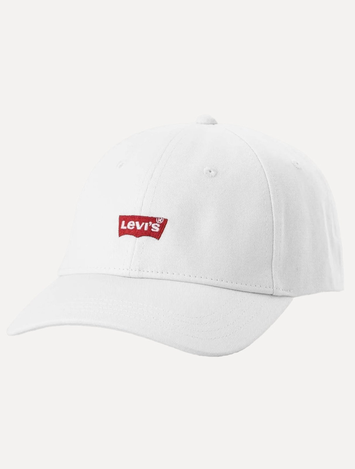 Boné Levis Curved Visor Center Batwing Branco