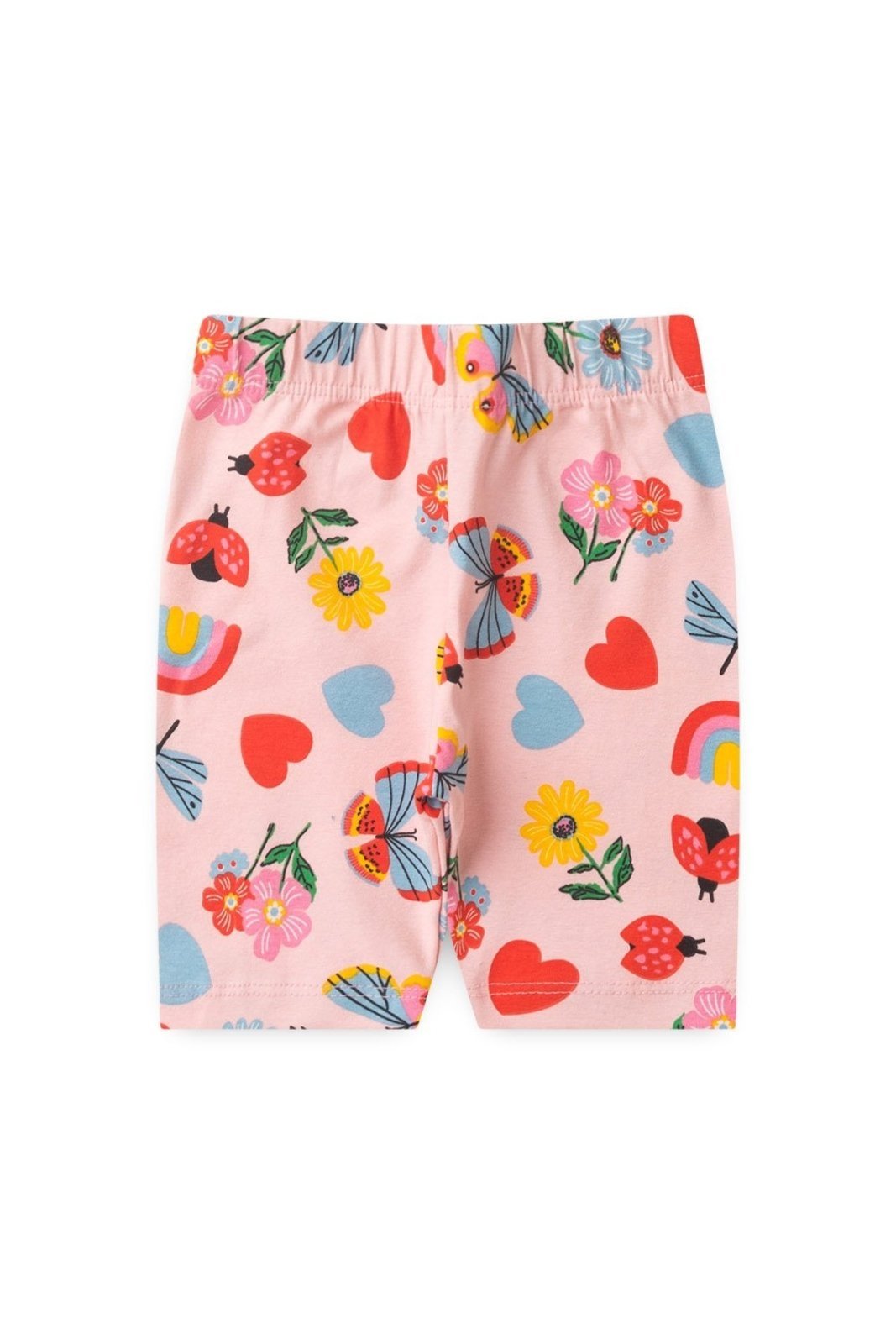 Vista 3 Infantil - Ciclista Bem Vestir Feminina Cotton Estampada rosa BEM VESTIR rosa