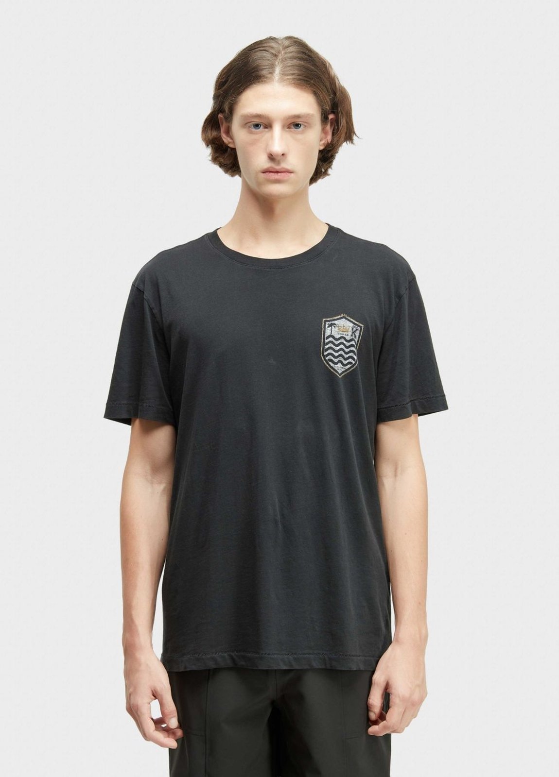 T-shirt soft used brasão gaze OSKLEN