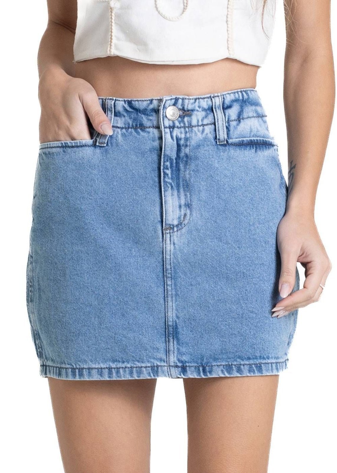 Saia Jeans Sawary – 280793 – Azul – Sawary