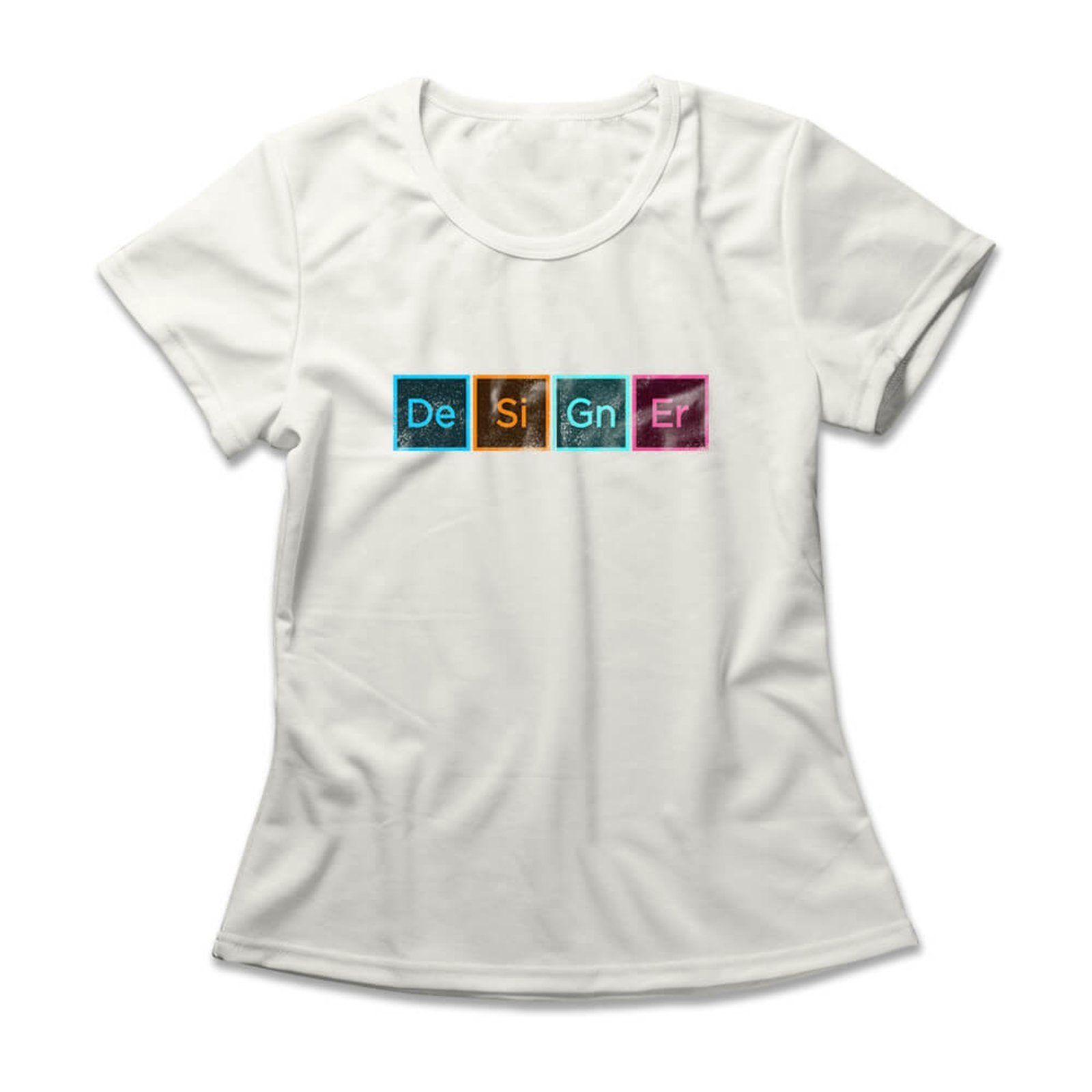Camiseta Feminina Designer – Off White – Casual – Studio Geek
