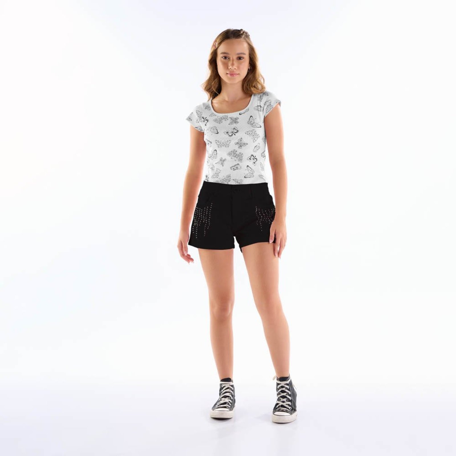 Infantil - Conjunto Juvenil Menina - Off White - 50828-1271 Bege