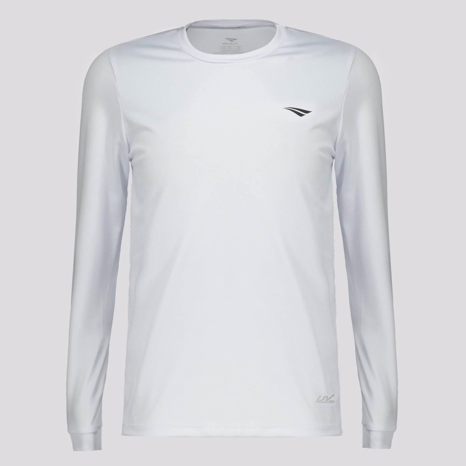Camisa Térmica Penalty Skin UV Manga Longa Juvenil Branca
