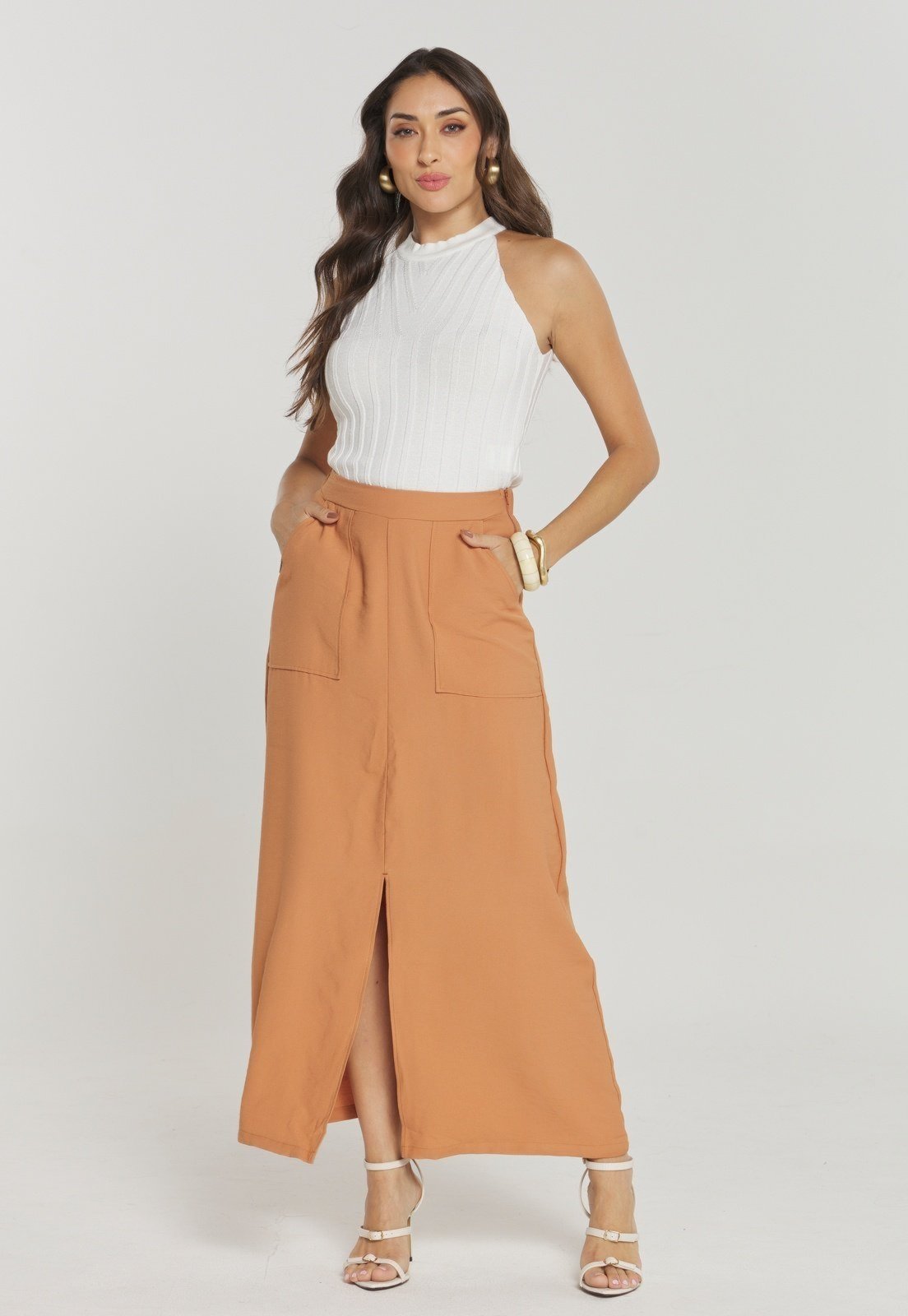 Cropped Rudély Relevos Off-White