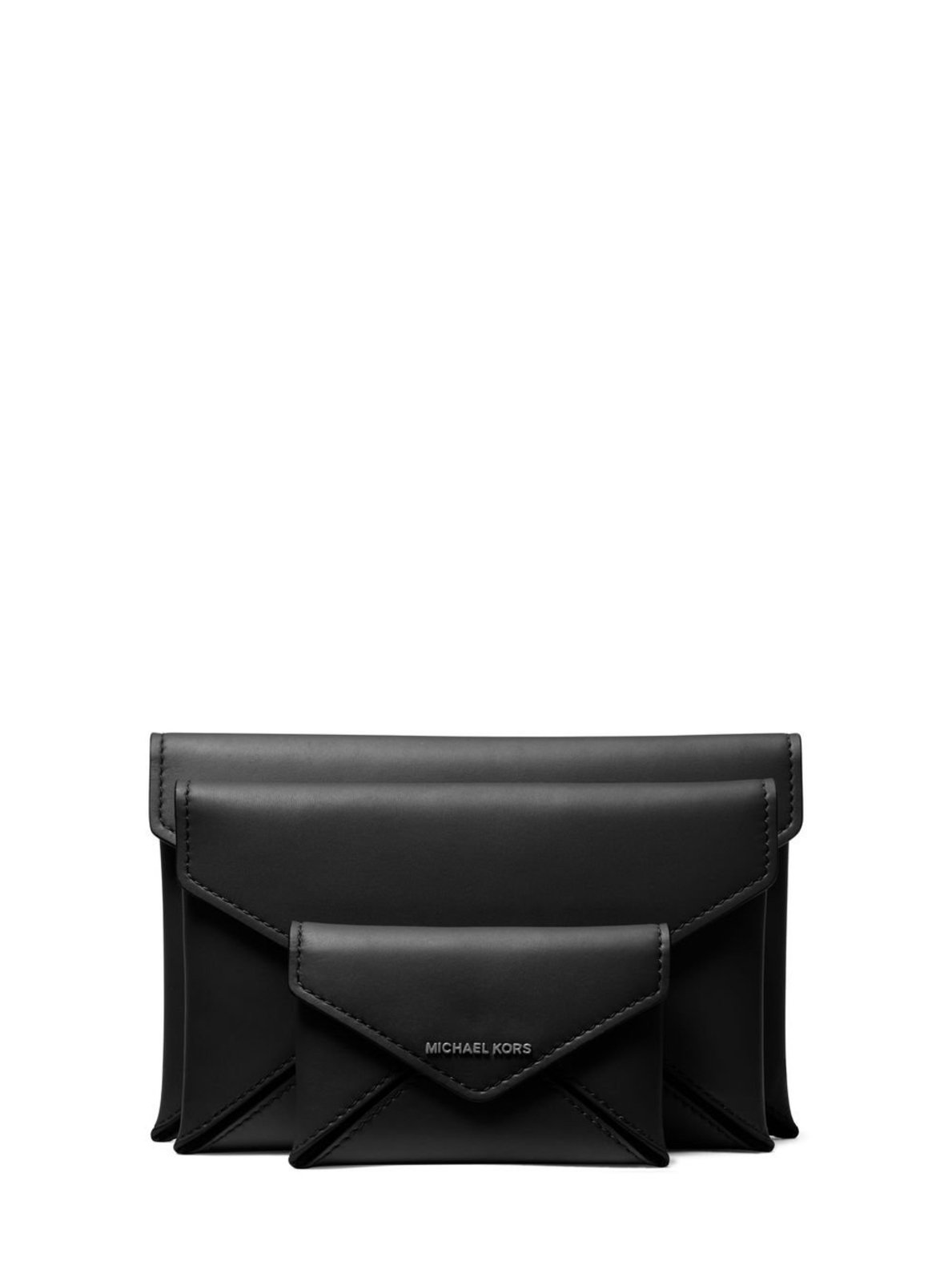 Vista 2 Carteira Envelope Jordi 3 Em 1 Empire De Couro 32F4t9jd7l001 Michael Kors preto