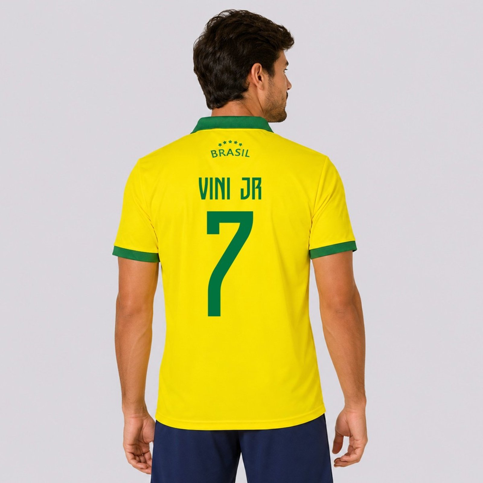 Camisa Brasil Seleça Amarela 7 Vini Jr