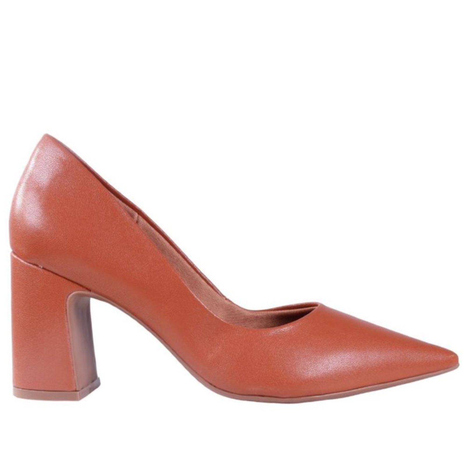 Scarpin Feminino Zariff 7021-230 Caramelo Incolor