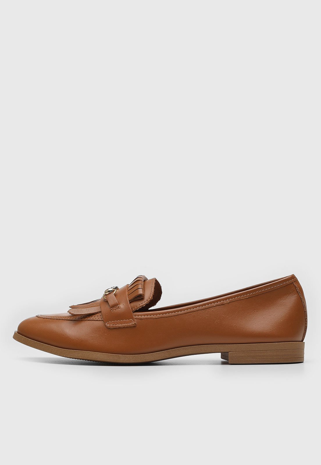 Mocassim Jorge Bischoff Detalhe Caramelo