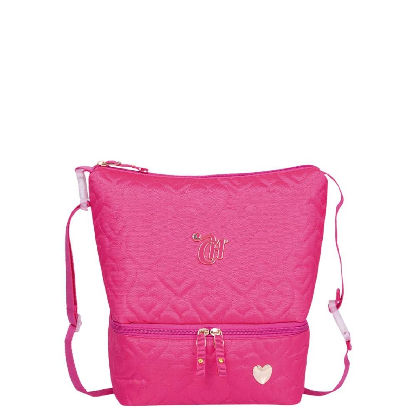 Infantil – Lancheira 2 Compartimentos Capricho Crush Rosa Rosa