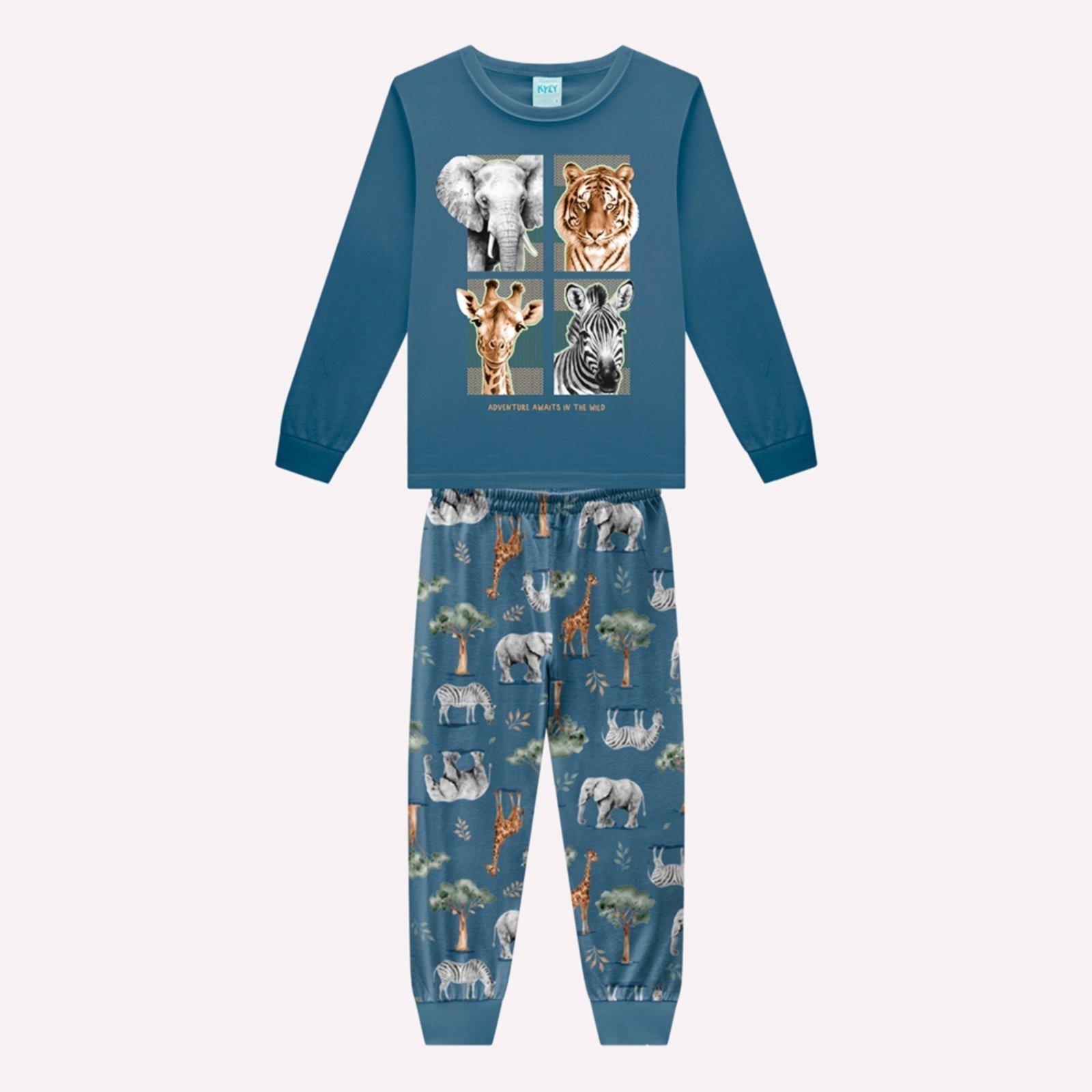 Pijama Menino Animais Kyly