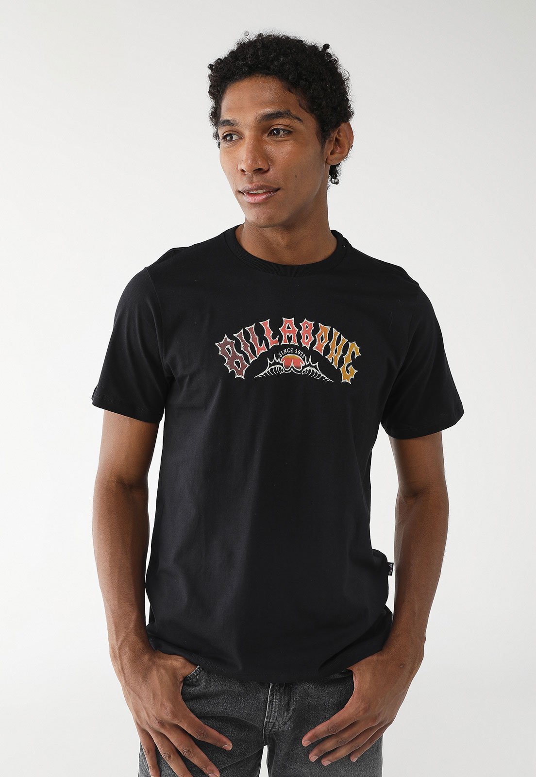 Camiseta Billabong Reta Venice Preta