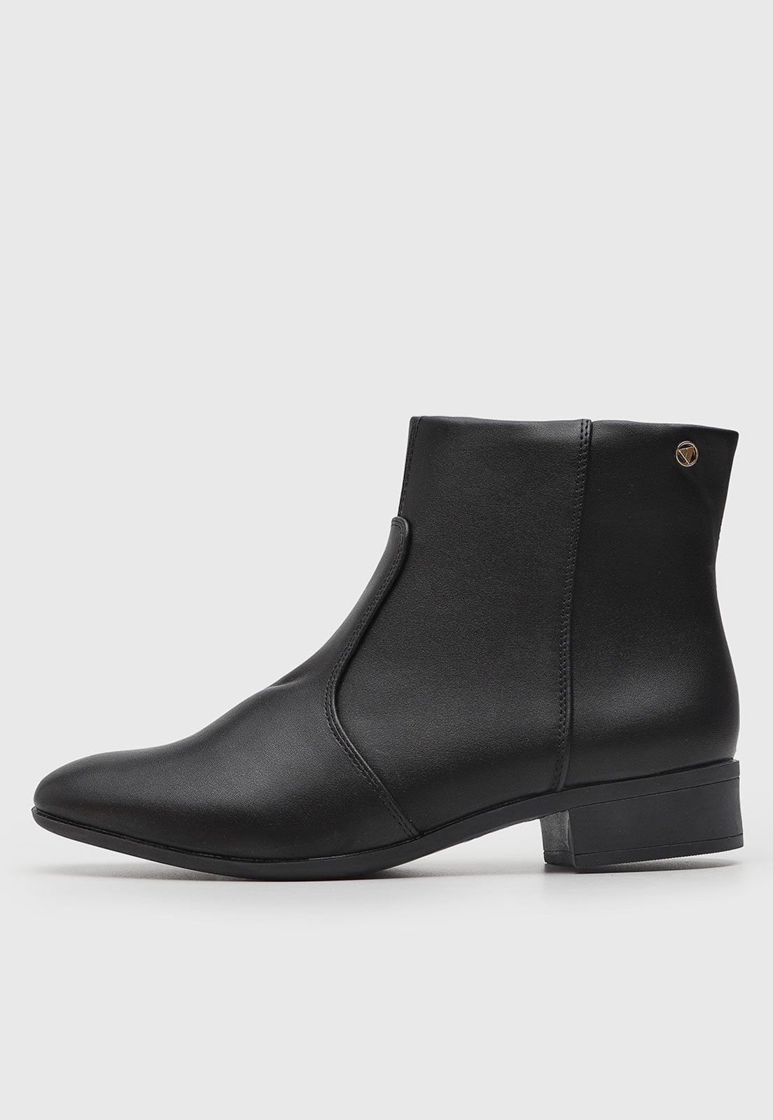 Bota Feminina VIA UNO Cano Baixo Preto