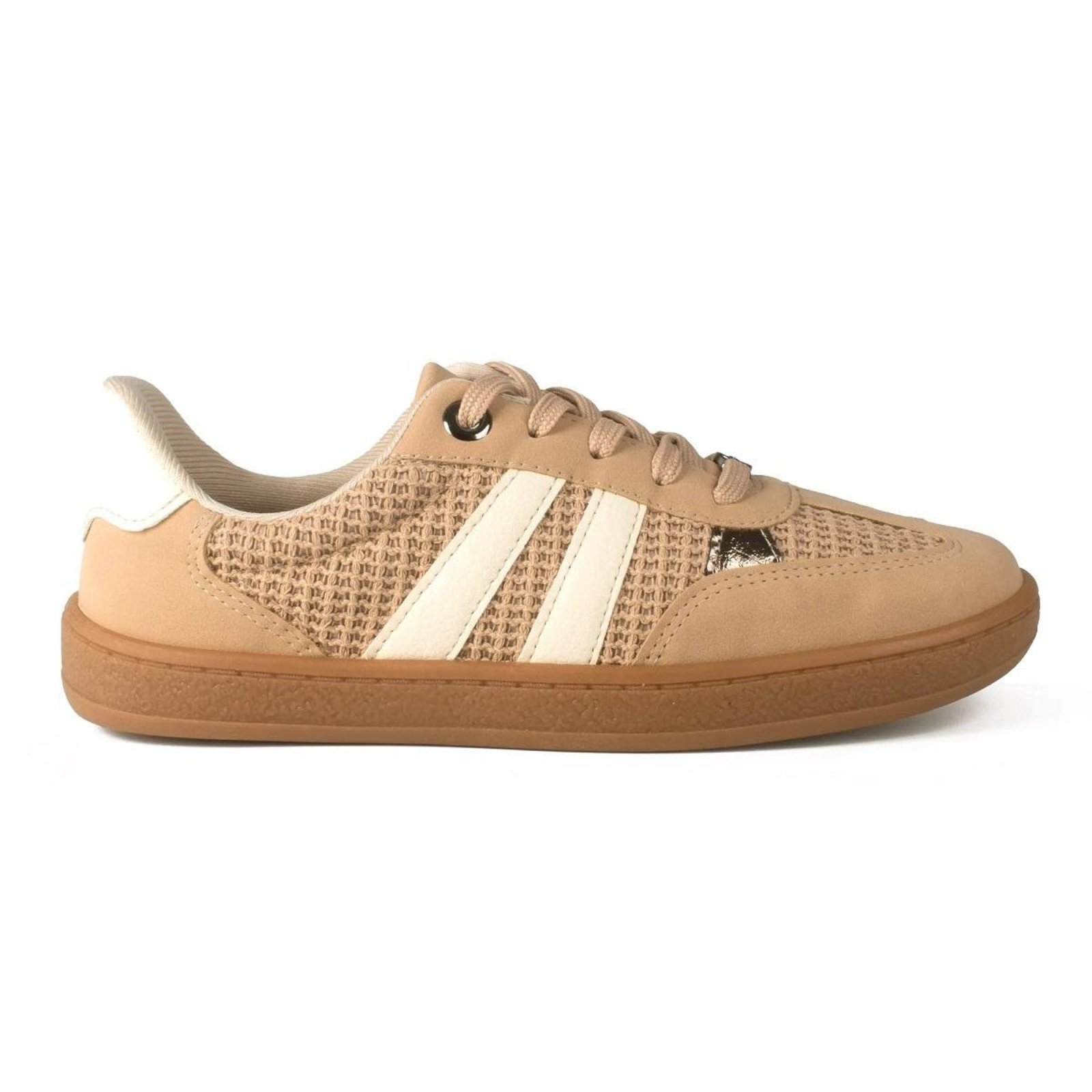Tenis Casual Feminino Dakota D1021 Bege