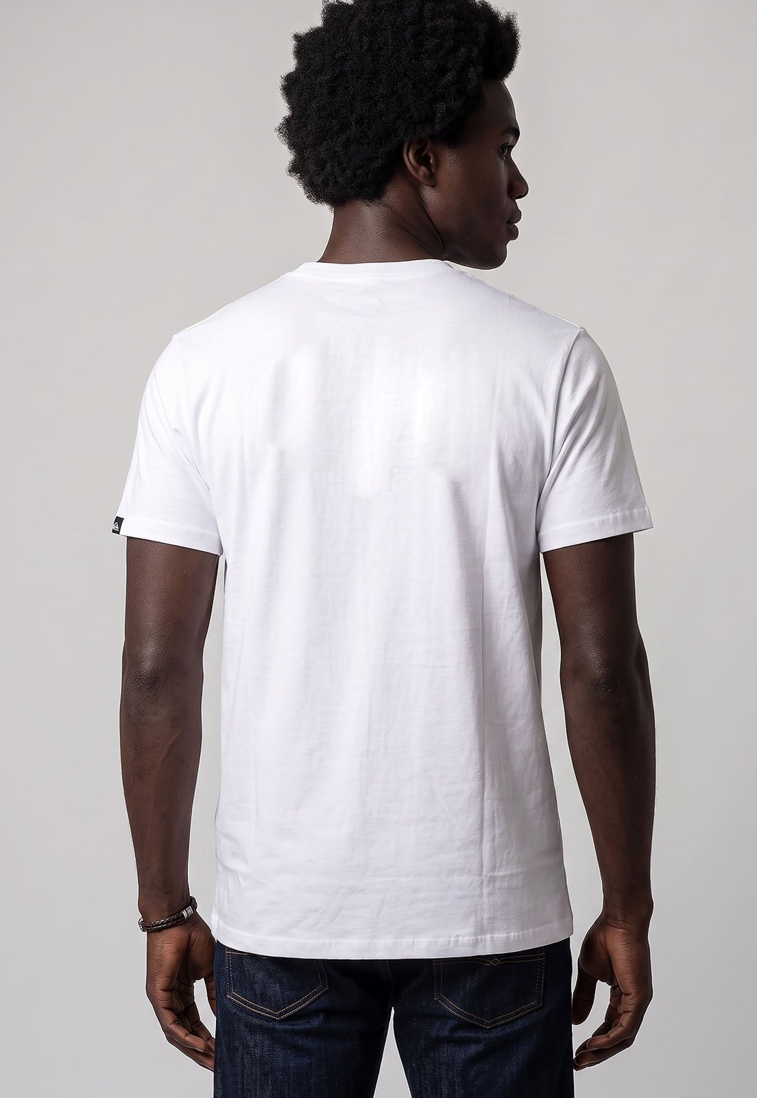 Camiseta Masculina Quiksilver Ice Cold Branca