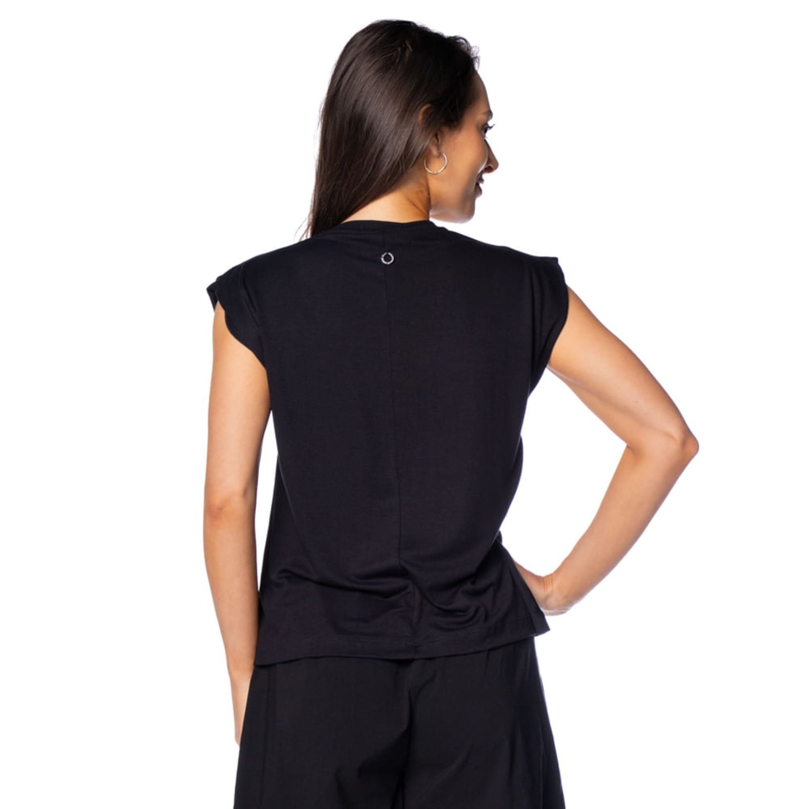 Vista 3 Regata Feminina Rovitex Strass preto Rovitex preto